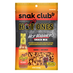 Snak Club Hot Ones Hot Habanero/Sweet Apricot Snack Mix 4.5 oz Bagged