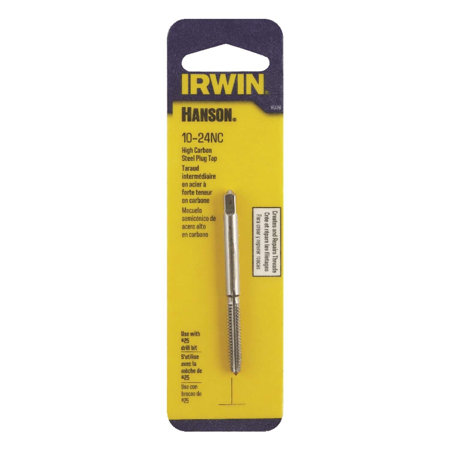 NEW IRWIN 8028 CARBON STEEL  QUALITY 10-24 SAE QUALITY THREAD CUTTING DRILL TAP 