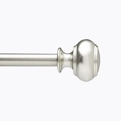 Umbra Nickel Silver Curtain Rod 48 in. L X 88 in. L