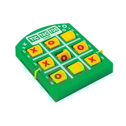 On the Go Games Tic Tac Toe Game Green