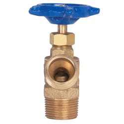 Homewerks 3/4 in. MIP X 3/4 in. MHT Brass Boiler Drain