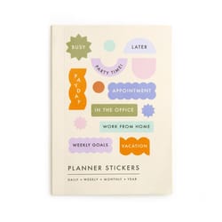 Kikkerland 5 in. W X 14 in. L Pastel Yellow Sticky Tab Note Pad Set 1 pad