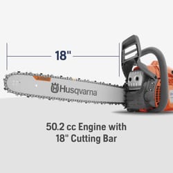Husqvarna 445 18 in. 50.2 cc Gas Chainsaw SP33 .325 in.