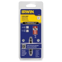 Irwin Impact Screw-Grip .15 in. S M2 High Speed Steel Double-Ended Screw Extractor 2 in. 1 pc