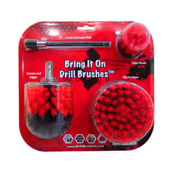 Bring It On Medium Bristle Polypropylene Handle Brush Set