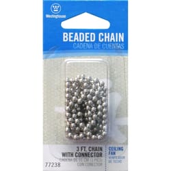 Westinghouse Brushed Nickel Nickel Beaded Chain