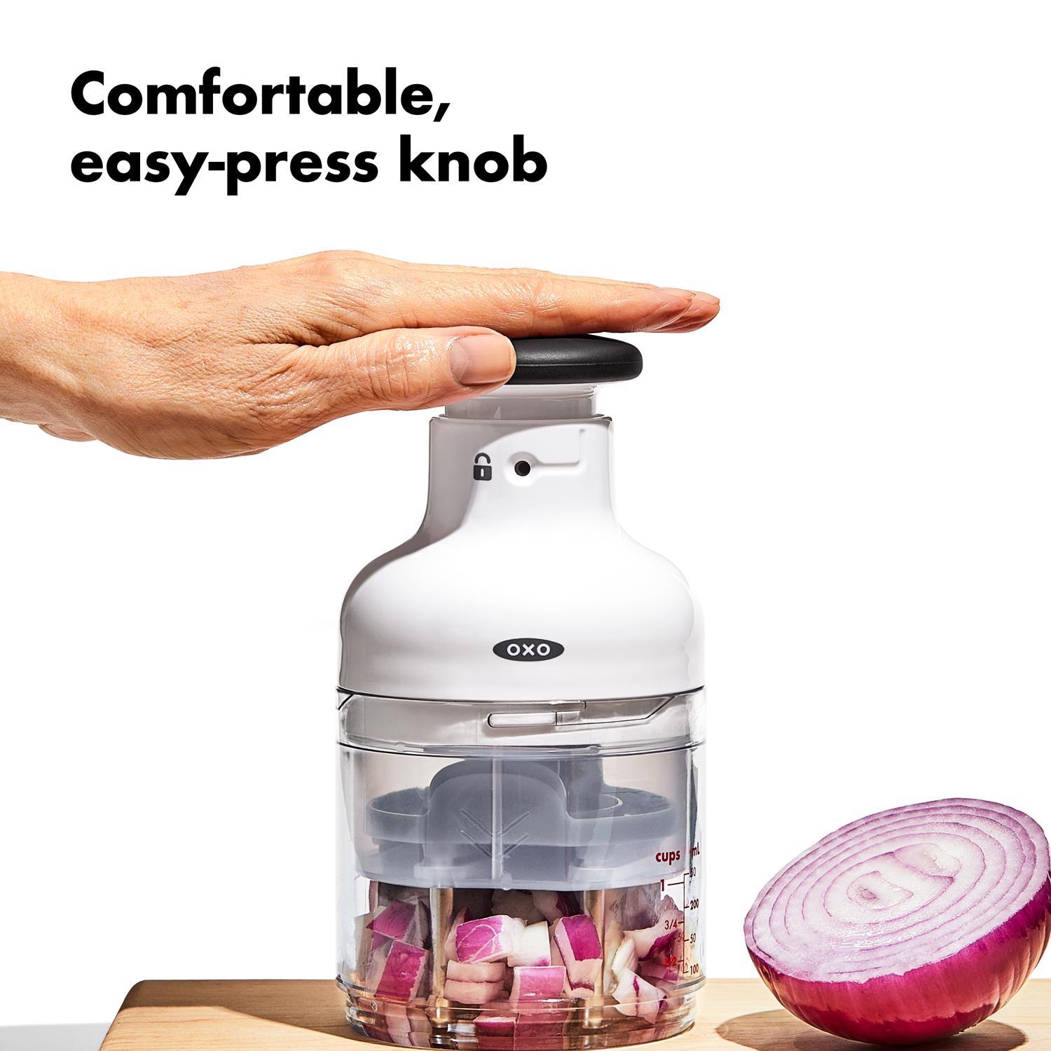 OXO SoftWorks White Plastic/Stainless Steel Food Chopper