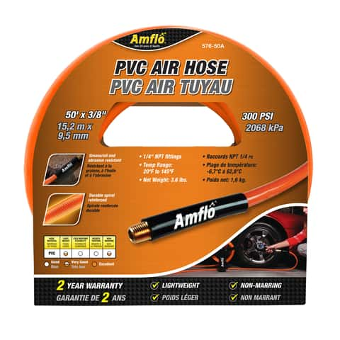 Craftsman 50 ft. L X 3/8 in. D Rubber Air Hose 300 psi Black - Ace Hardware