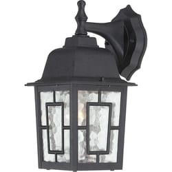 Nuvo Banyon Textured Black Switch Incandescent Lantern Fixture