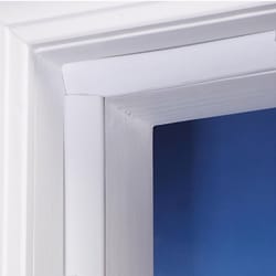 M-D BUILDING PRODUCTS White Rubber Top & Sides Door Seal For Door Jambs 81 in. L X 0.62 in.