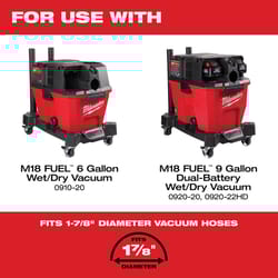 Milwaukee 0 in. W Shop Vac Floor Brush 1 pc