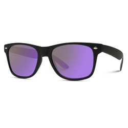 WearMe Pro Black Frame Purple Lens Sunglasses