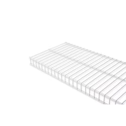 Rubbermaid 1.9 in. H X 12 in. W X 96 in. L Steel Linen Shelf