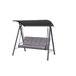 Living Accents 3 Person Steel Bench Swing