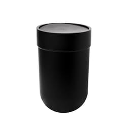 Umbra 1.6 gal Black Polypropylene Trash Can