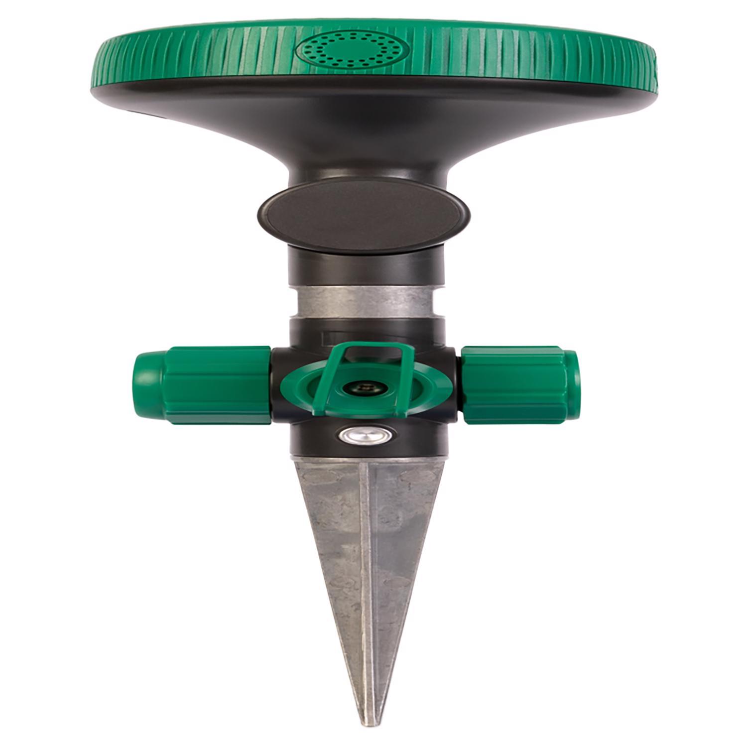 Photos - Garden Sprinkler Gilmour Metal Spike Base 4-Pattern Spot Sprinkler 1250 sq ft 1 pk 813463-1 