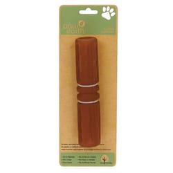 Boss Pet Paw Earth Brown Rubber Dog Toy 1 pk