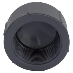 Charlotte Pipe Schedule 80 1/2 in. FPT X 1/2 in. D FPT PVC Threaded Cap 1 pk