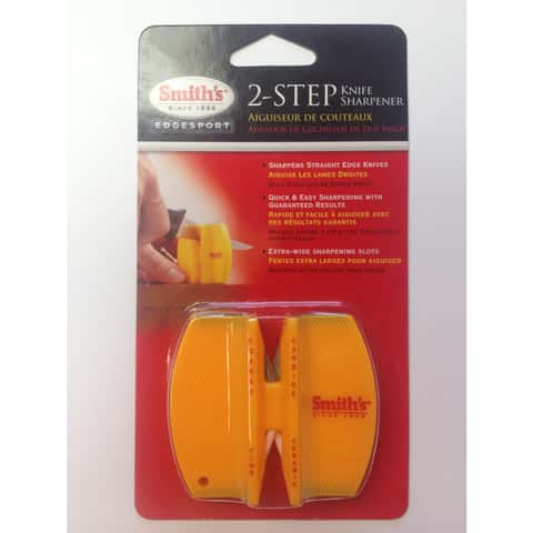 Smith's 2-Step Carbide & Ceramic Knife Sharpener ~ Coarse & Fine