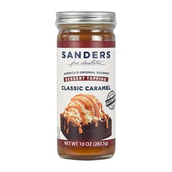 SANDERS Fine Chocolatiers Classic Caramel Dessert Topping 10 oz Jar