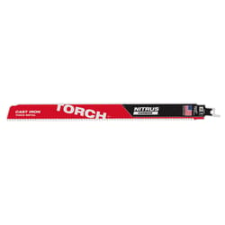 Milwaukee Torch Sawzall 12 in. Carbide Blade 8 TPI 1 blade