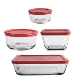 Anchor Hocking Clear Food Storage Container Set 4 pk