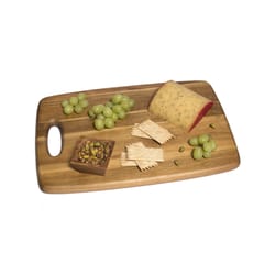 Lipper International 18 in. L X 12 in. W X 1 in. Acacia Wood Cutting Board