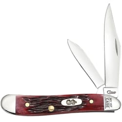 Case Red Stainless Steel 3 in. Peanut Knife