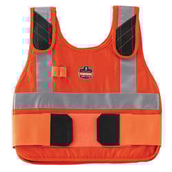 Ergodyne Chill-Its Reflective FR Phase Change Cooling Vest and Cooling Pack Set Orange L/XL