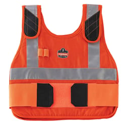 Ergodyne Chill-Its Reflective FR Phase Change Cooling Vest and Cooling Pack Set Orange L/XL