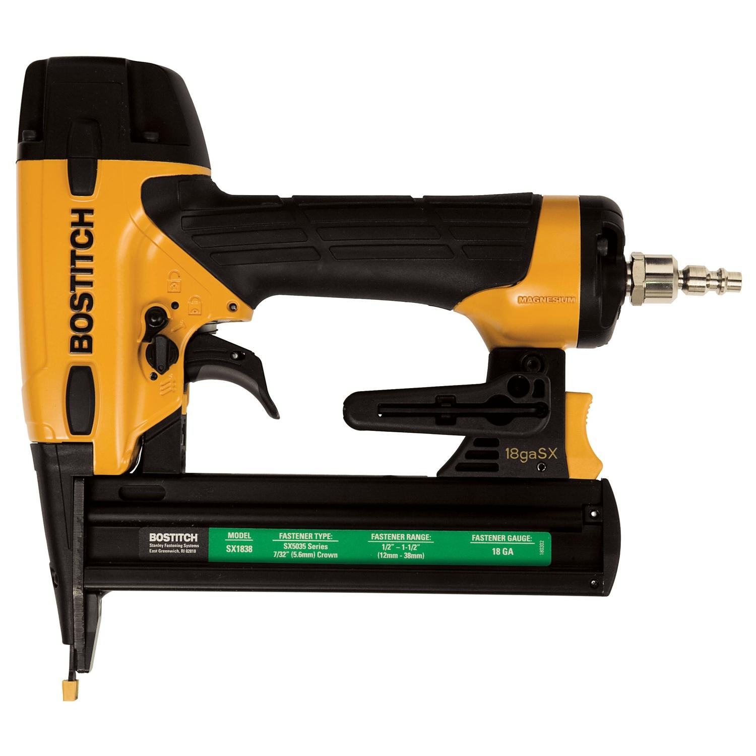 Photos - Other Power Tools Bostitch 18 Ga. 7/32 in. Narrow Crown Stapler Kit SX1838K 