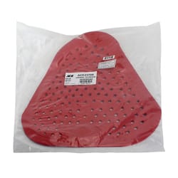Ace Urinal Screen Red Plastic