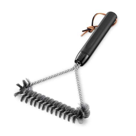 Bbq Grill Brush 12-inch Y-shaped Wire Bristles Cleaning Brush For