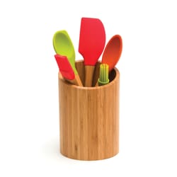 Lipper International Natural Bamboo Utensil Holder