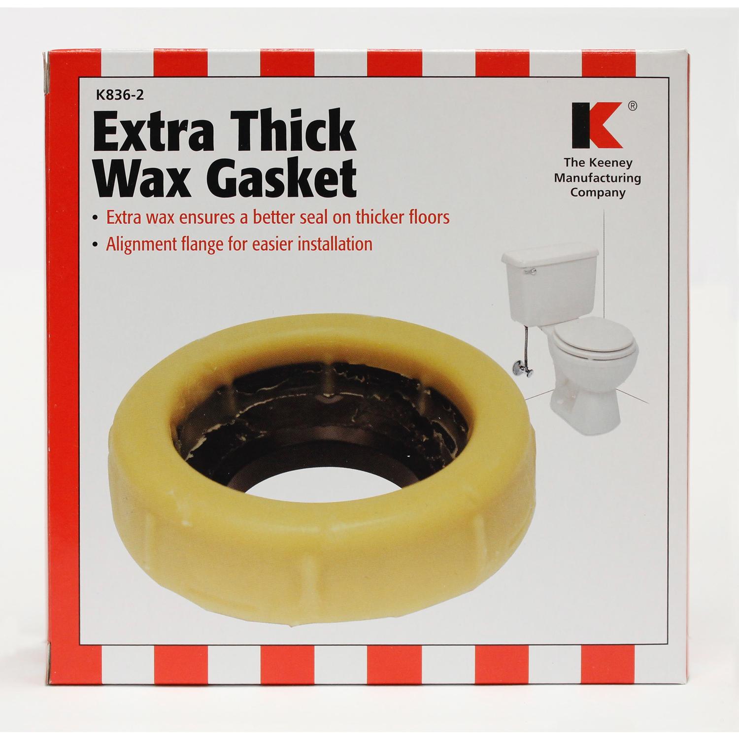 Keeney Jumbo Wax Gasket with Sleeve Yellow Mfr# K836-2 - Ace
