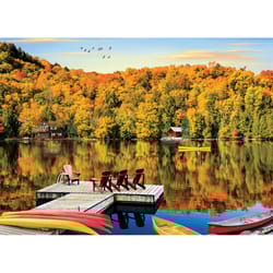 Eurographics Lakeside Cottage Quebec Jigsaw Puzzles Multicolored 1000 pc