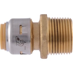 SharkBite Push to Connect 1/2 in. Male X 3/4 in. D MPT Brass Connector