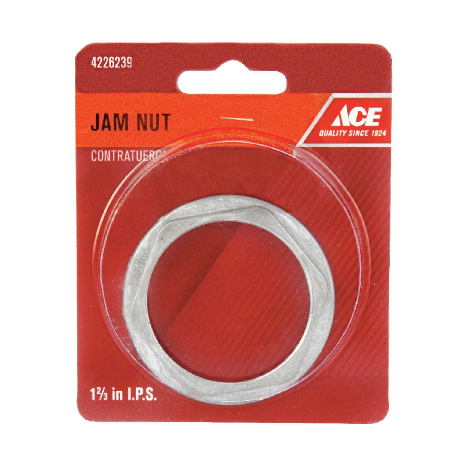 Ace Stainless Steel Die Cast Jam Nut 12/3 in. Dia. Ace Hardware