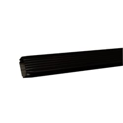 Amerimax 2 in. H X 3 in. W X 120 in. L Black Aluminum K Downspout