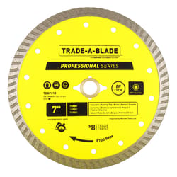 Trade A Blade 7 in. D X 5/8 in. Diamond Turbo Rim Blade 1 each