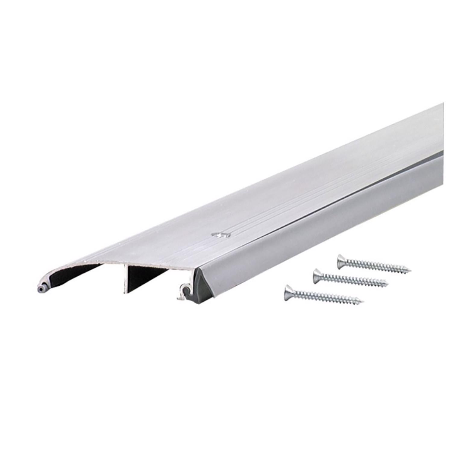M-D 3.5 H X 3-3/8 in. W X 72 in. L Mill Aluminum High Bumper Threshold ...