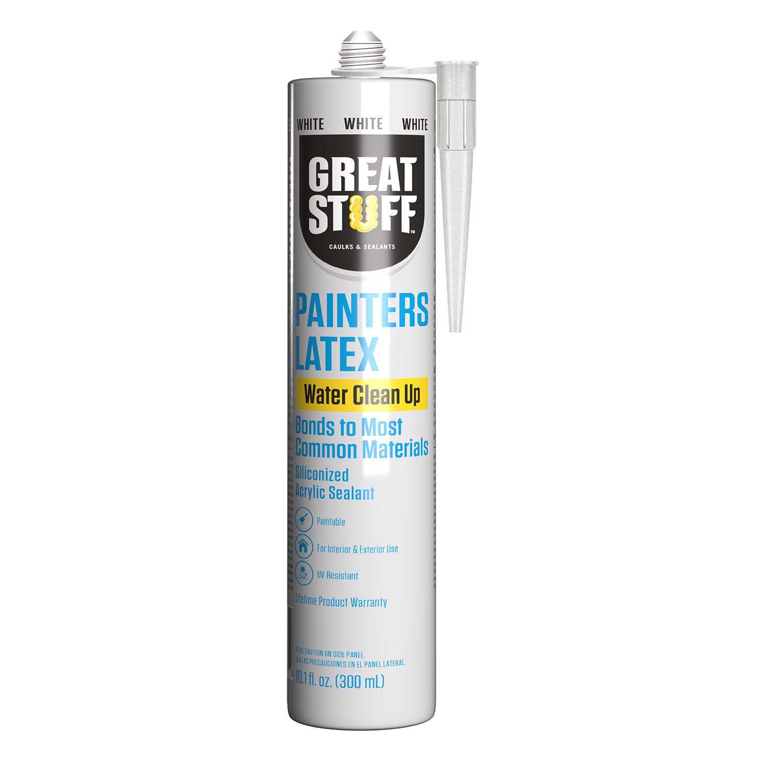 Great Stuff White Acrylic Latex Painter's Painter's Caulk 10.1 oz Ace