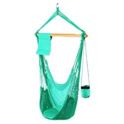 SoCo Swings 1 person Teal Seaside Hammock Swing