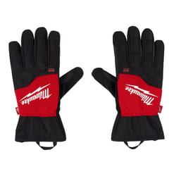Milwaukee Performance Waterproof Winter Work Gloves Red L 1 pair