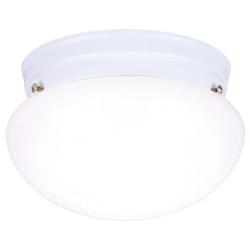 Westinghouse 5 in. H X 8.75 in. W X 8.75 in. L White Ceiling Light