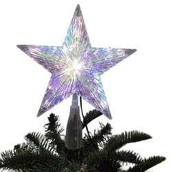 Celebrations LED Warm White Star Tree Topper 8.25 in.