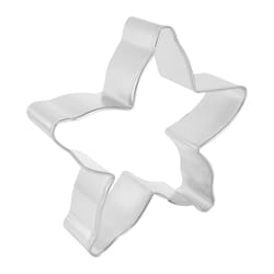 R&M International Corp International Corp 4 in. W X 4 in. L Starfish Cookie Cutter Silver 1 pc