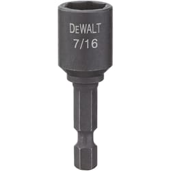 DeWalt Impact Ready 7/16 in. X 1-7/8 in. L Steel Magnetic Nut Setter 1 pc
