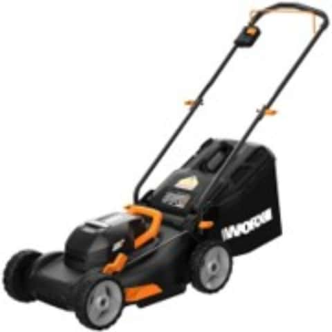 Self Propelled Lawn Mower Yard Force 16 Inch Clearance Electric Powered  Cordless