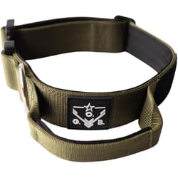 Operation Good Boy Tactical Green Nylon Dog Adjustable Collar